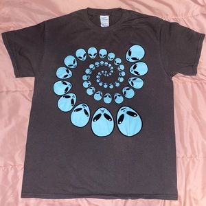 Alien Spiral Tshirt spooky